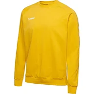 Bluzy męskie - Hummel Hmlgo Cotton bluza męska żółty sportowy żółty S 203505-5001 - miniaturka - grafika 1