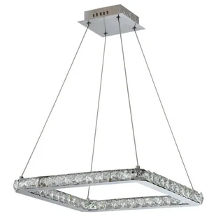 Kryształowa lampa wisząca kwadrat LED - V072 S8-S97 - Lampy sufitowe - miniaturka - grafika 1