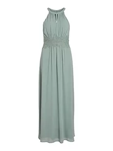 Vila Kobiety Maxi Dress/Su - Noos Sukienka, Green Milieu, 40 - Sukienki - miniaturka - grafika 1