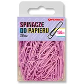 Pinezki - Spinacze do papieru Penmate Fiołkowe 28 mm TT8314 - miniaturka - grafika 1