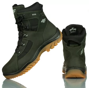 Buty Męskie 4F Trekking Khaki Obmh259 43S R-41 - Moda i Uroda OUTLET - miniaturka - grafika 1