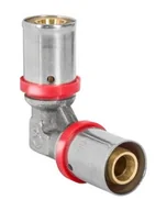 Akcesoria hydrauliczne - Kolano pex 16x16 zaprasowywane Typ U - miniaturka - grafika 1