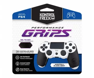 KontrolFreek KontrolFreek Performance Grips Dualshock 4 v2 PS4 czarny 4777-PS4 - Akcesoria do Playstation - miniaturka - grafika 1