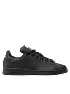Buty dla dziewczynek - adidas Sneakersy Stan Smith J FX7523 Czarny - miniaturka - grafika 1