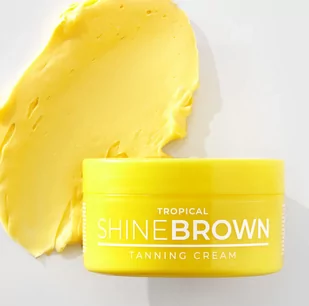 BYROKKO Shine Brown Tropical przyśpieszający krem do opalania 150g - Samoopalacze - miniaturka - grafika 2