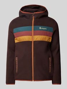 Kurtka z polaru z nadrukiem z logo model ‘TECA’ - Kurtki męskie - miniaturka - grafika 1