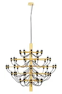 Lampy sufitowe - KingHome LAMPA WISZĄCA GINO 100 NIKIEL/50 ŻARÓWEK - miniaturka - grafika 1