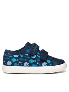 Geox Sneakersy B Gisli B451NB 000AW C4002 M Granatowy - Buty dla chłopców - miniaturka - grafika 1