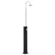 Akcesoria do basenów - vidaXL Prysznic solarny, czarny, 214 cm, 20 L - miniaturka - grafika 1