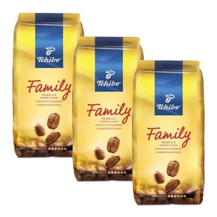 Kawa ziarnista TCHIBO Family 3 x 1 kg - Kawa - miniaturka - grafika 1