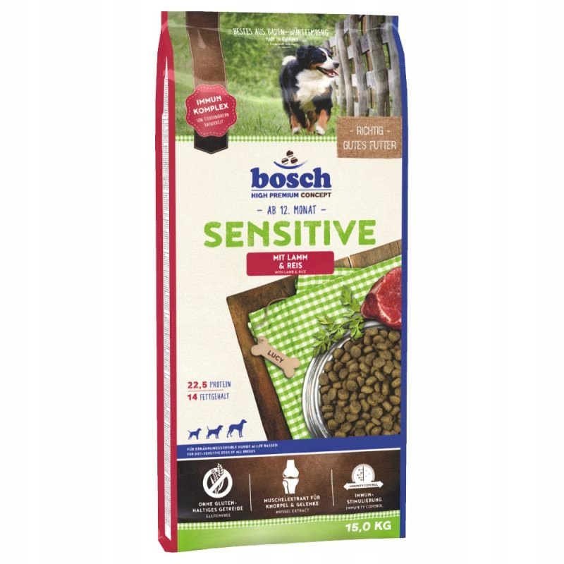 Bosch Petfood Karma Bosch Petfood Sensitive Lamb &amp Rice 15kg