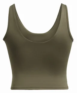 Top treningowy damski Under Armour UA bez rękawów UA Motion zielony - Koszulki i topy damskie - miniaturka - grafika 1