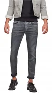 Spodnie męskie - G STAR RAW SPODNIE JEANSY SZARE RURKI 30/34 JSH - miniaturka - grafika 1