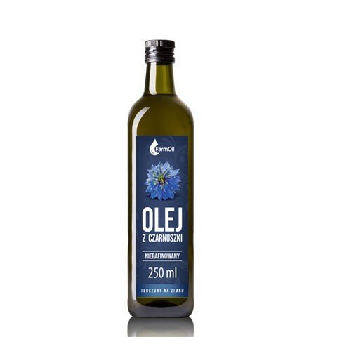 Olej z czarnuszki siewnej tłoczony na zimno 250 ml