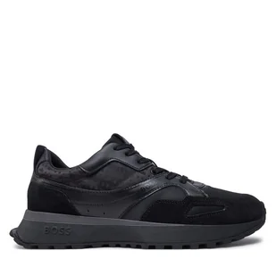 Sneakersy Boss Jonah 50536496 10254583 01 Czarny - Sneakersy męskie - miniaturka - grafika 1