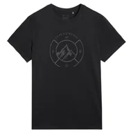 Koszulki sportowe męskie - Koszulka męska 4F Tshirt M3138 Rozmiar: M / Kolor: czarny - miniaturka - grafika 1