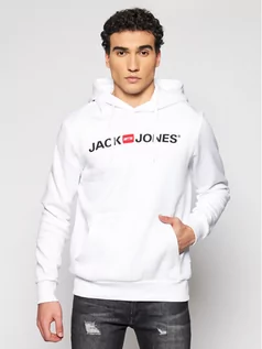 Bluzy męskie - Jack&Jones Bluza Corp Old Logo 12137054 Biały Regular Fit - grafika 1