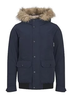 Jack & Jones chłopięca parka z kapturem, granatowy blezer, 140 - Kurtki i płaszcze dla chłopców - miniaturka - grafika 1
