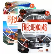 Książki do nauki języka hiszpańskiego - Frecuencias A2.1. Podręcznik i zeszyt ćwiczeń do języka hiszpańskiego - miniaturka - grafika 1