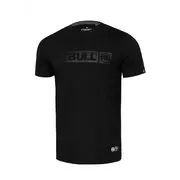 Koszulki sportowe męskie - Pitbull T-shirt All Black Camo Hilltop Black - miniaturka - grafika 1