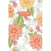 Notesy i bloczki - FRESH Notatnik ozdobny 143x210/64K kratka Kwiaty - Fresh - miniaturka - grafika 1