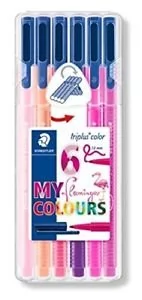 Staedtler mazaków triplus color 'My Flamingo Colours',-częściowy 323 SB6CS6 - Pozostałe akcesoria dla plastyków - miniaturka - grafika 1