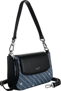 David Jones Mała Listonoszka Damska Obszyta Dżinsowym Materiałem ! - Torebki damskie - miniaturka - grafika 1