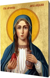 Art christiana Ikona święta Maria Magdalena ACHI035 - Dewocjonalia - miniaturka - grafika 1