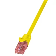 Kable komputerowe i do monitorów - LogiLink 10m Cat.6 U/UTP kabel sieciowy Żółty Cat6 U/UTP (UTP) - miniaturka - grafika 1