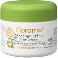 Dezodoranty i antyperspiranty unisex - Florame Organiczny dezodorant w kremie Werbena Cytryna 50 ml - miniaturka - grafika 1