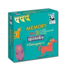 Edgard Memory Na 3 Sposoby Zwierzyniec - Gry planszowe - miniaturka - grafika 3