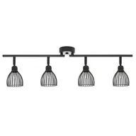 Lampy sufitowe - Beliani Lampa sufitowa czarna GOLOK - miniaturka - grafika 1