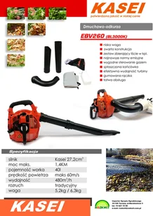 KASEI EBV260 BL3000K - Dmuchawy i odkurzacze do liści - miniaturka - grafika 10