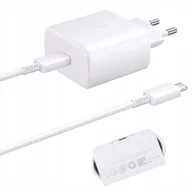 Ładowarki do telefonów - SZYBKA ŁADOWARKA SIECIOWA SAMSUNG SUPER FAST CHARGER 45W + KABEL 1M USB-C - miniaturka - grafika 1