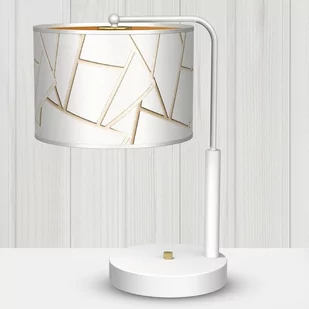 Milagro Lampka nocna ZIGGY WHITE White/Gold 1xE27 MLP7570 - Lampy stojące - miniaturka - grafika 1