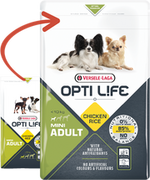 Sucha karma dla psów - Versele-Laga Opti Life Adult Mini 7,5 kg - miniaturka - grafika 1