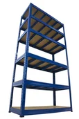 Szafy i regały magazynowe - Regał Helios magazynowy metalowy HNN_213X075X40_6_400 ilość półek 6 nośność 400 kg / Wamar-Sosenka - miniaturka - grafika 1