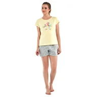 Piżamy damskie - Piżama damska krótki rękaw-xl - miniaturka - grafika 1