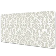Podkładki na biurko - Mata ochronna na biurko Adamaszkowy wzór 100x50 cm - miniaturka - grafika 1