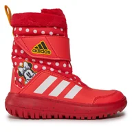 Buty dla dziewczynek - Śniegowce adidas Winterplay x Disney Shoes Kids IG7188 Czerwony - miniaturka - grafika 1