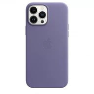 Etui i futerały do telefonów - Apple Skórzane etui iPhone 13 Pro Max glicynia - miniaturka - grafika 1