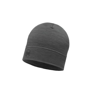 Czapka Buff Merino Lightweight solid grey - ONE SIZE - Czapki męskie - miniaturka - grafika 1