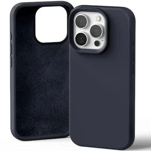 Etui MERCURY Silicone do Apple iPhone 16 Pro Granatowy - Etui i futerały do telefonów - miniaturka - grafika 1