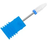 Frezarki do paznokci - Frez Ceramiczny Stożek Średni Hybryda Żel Akryl - miniaturka - grafika 1