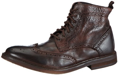 Selected Męskie buty Sel Christoph J Combat Boots, Brązowy Dark Burgundy, 40 EU