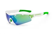 Okulary przeciwsłoneczne - Accent Okulary Stingray biały-zielony / Kolor soczewek: nie dotyczy / Rodzaj szkieł: standardowe 610-40-623_ACC - miniaturka - grafika 1