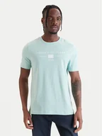 Koszulki męskie - Tommy Hilfiger T-Shirt Brand Love MW0MW42365 Zielony Regular Fit - miniaturka - grafika 1