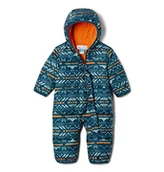 Kombinezony dla dzieci - Columbia Snuggly Bunny Bunting Kombinezon Narciarski Unisex Dzieci, Night Wave Checkered Peaks, Rozmiar 0/3 - miniaturka - grafika 1
