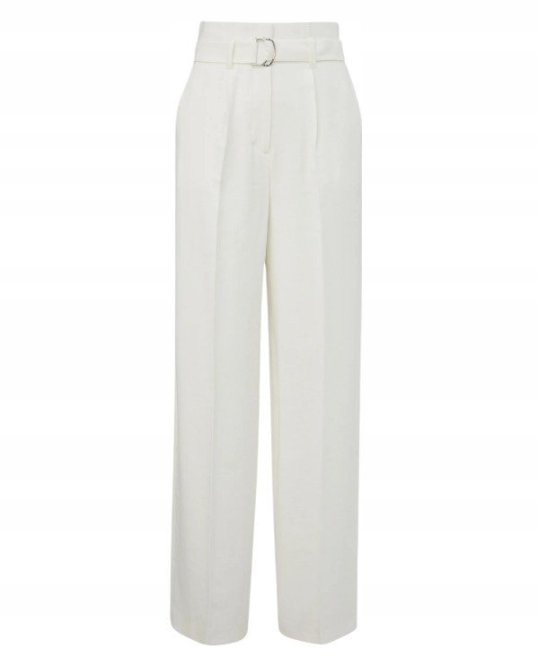 Eleganckie spodnie damskie COMMA ROZMIAR 36 Białe