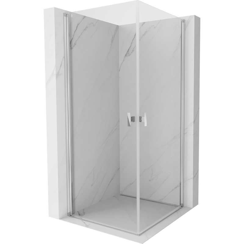 Mexen Mist-B Duo kabina prysznicowa uchylna 95 x 95 cm, transparent, chrom - 8A2-095-095-01-00
